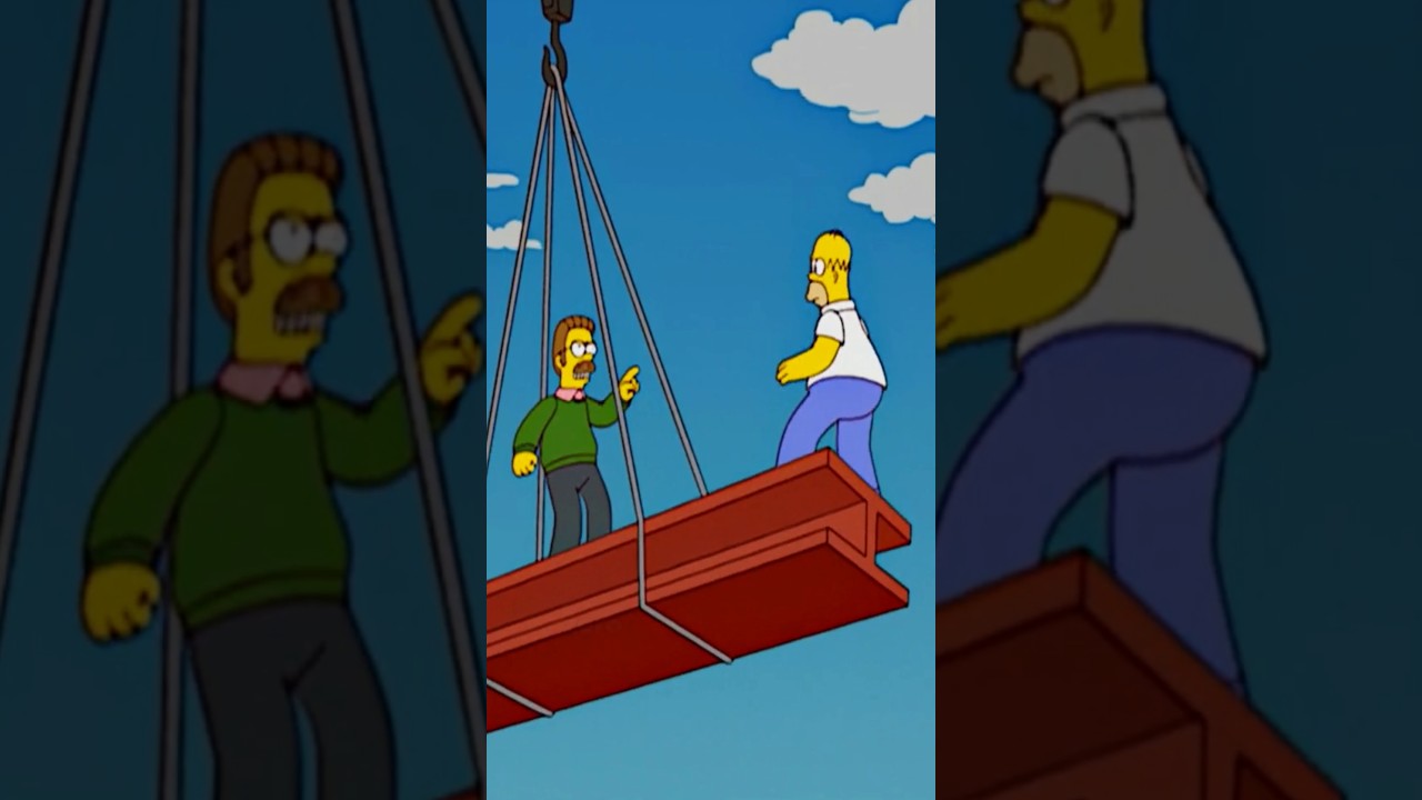 First Day at Work: Homer Style 😂#simpsons #shortsusa #usa