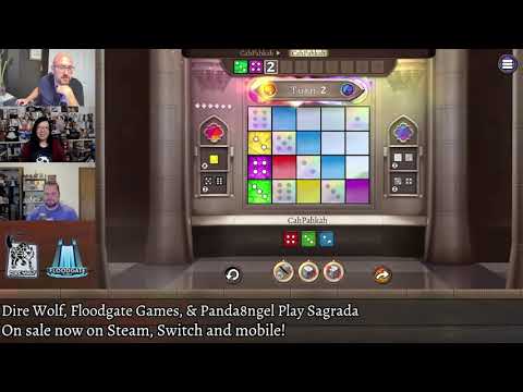 Sagrada with Panda8ngel, Floodgate, and Dire Wolf - Steam Digital Tabletop Fest 2021