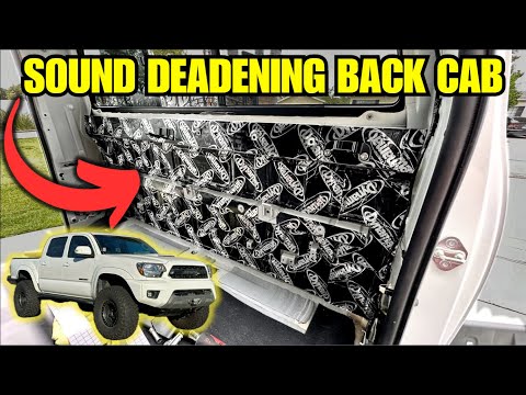 Sound Deadening My Tacoma With Dynamat | Part 1 Back Cab