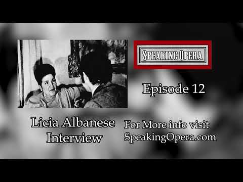 Licia Albanese Interview