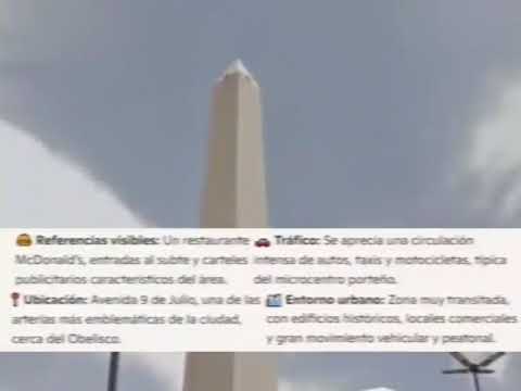 Plaza de la República Buenos Aires, avenidas 9 de Julio y Corrientes'''