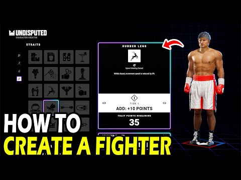 So erstellen Sie einen Kämpfer in Undisputed