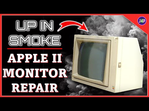 Apple II Monitor Repair: Fixing a Powerless Vintage CRT – Can This Apple II Screen Be Fixed?