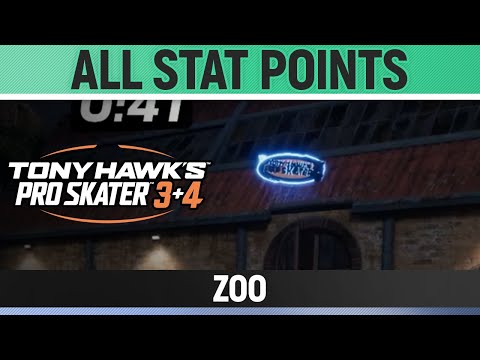 Tony Hawk's Pro Skater 3+4 - Zoo - All 2/2 Stat Point Locations