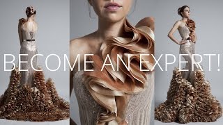 Premium Dress | How to sew Haute Couture Fashion Dress DIY