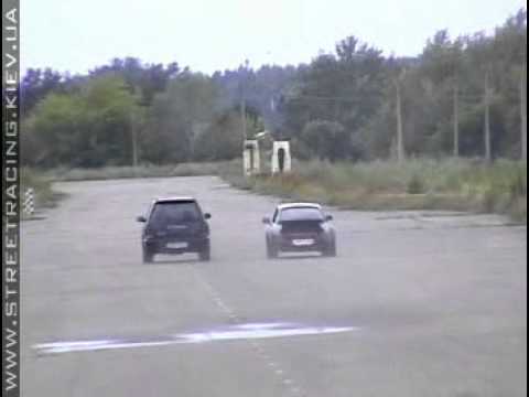 Subaru Forester STi vs Porsche 911 streetracing 05 07 2003