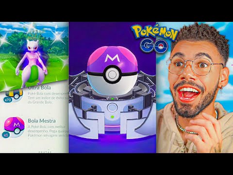 PEGUE *GRÁTIS* A NOVA MASTER BALL... NOVO ITEM *INSANO* 😍🤯🤯#pokemongo