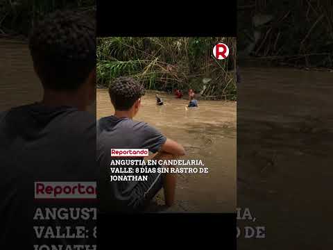 Continúa la búsqueda de joven desaparecido en río de Candelaria, Valle del Cauca.
