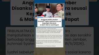 Gerindra Ambil Sikap! Anggota DPRD Jember Disanksi Tegas seusai Merokok saat Rapat