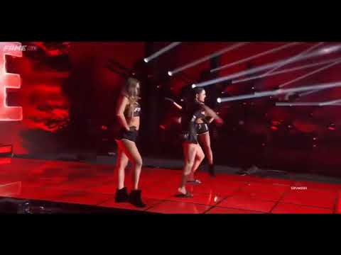 LUXURIA ASTAROTH Naćpana Zusje  wejściedo oktagonu na Fame mma 6