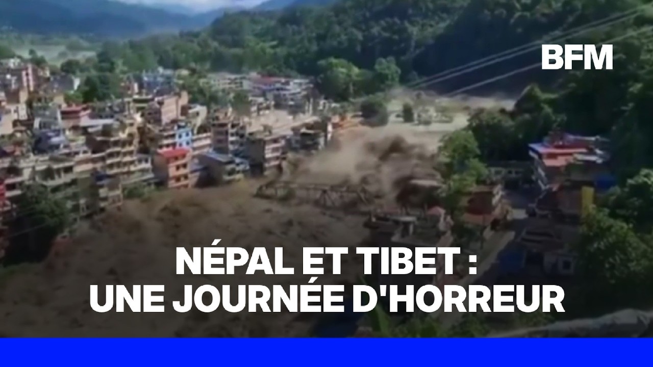 Inondations au Népal et au Tibet: récit d'une journée d'horreur