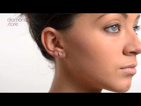 FG23 88Y - Platinum Claw Set 0.66ct Diamond Stud Earrings