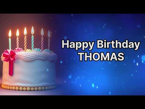 Happy birthday Thomas