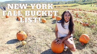 My New York Fall Bucket List! | Places to go, activities and foooood
