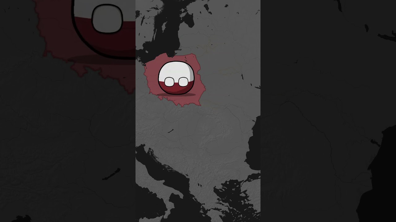 mmm Poland... #shorts #countryballs #history #mapping