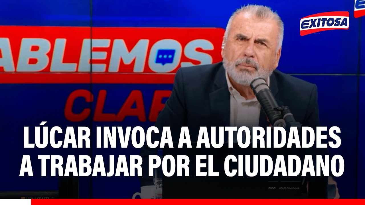 🔴🔵 Nicolás Lúcar invoca a la pdta. Fujimori y políticos a trabajar en conjunto por el Perú