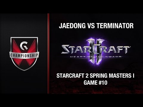 Jaedong vs terminator - GC's 2015 Starcraft 2 Spring Masters I (Game #10)