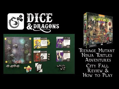 Dice and Dragons - Teenage Mutant Ninja Turtles Adventures City Fall Review and How to Play