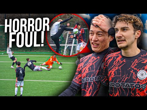 BRUTALES KREISLIGA SPIEL ENDET BLUTIG! *Taki verletzt*