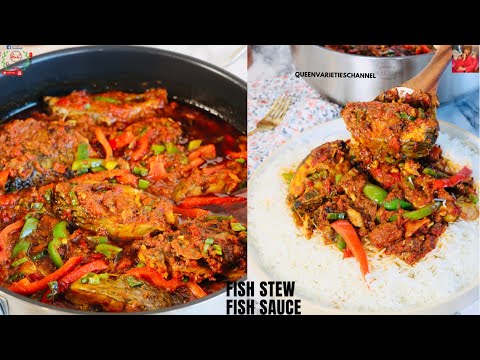 ✅Incredible Stew Sauce For Your White Rice |Nigerian FISH STEW RECIPE | Fish Sauce |Budget Friendly!