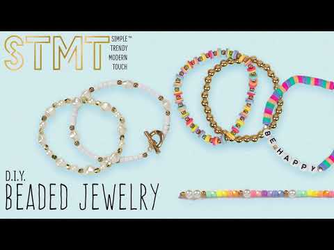 How to create beaded jewelry with the S.T.M.T. DIY Beaded Jewelry Kit