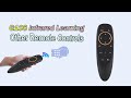 G10S REVIEW！！！Air Mouse How To Pair | TV Remote Control IR Learning With  Power Button