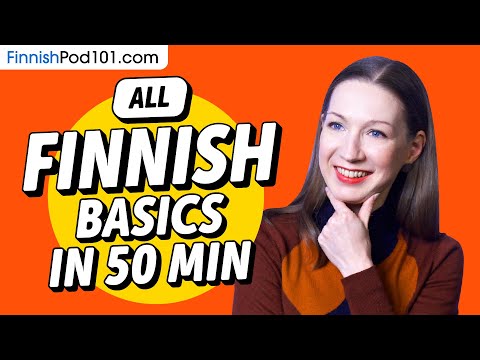 Learn Finnish in 50 Minutes - ALL Basics Every Beginners Need