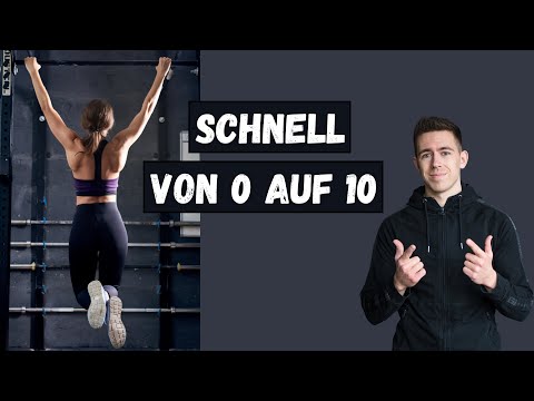 SCHNELL von 0 auf 10 KLIMMZÜGE I Klimmzüge lernen (4 entscheidende Punkte)