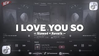 Download lagu DJ I LOVE YOU SO SLOWED - VIRAL TIKTOK mp3