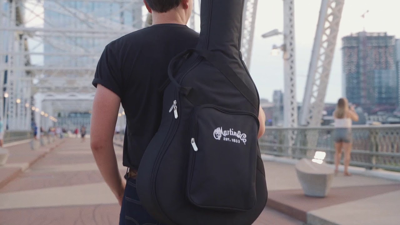 Martin DX Johnny Cash Acoustic Electric Guitar w/Gigbag - Black