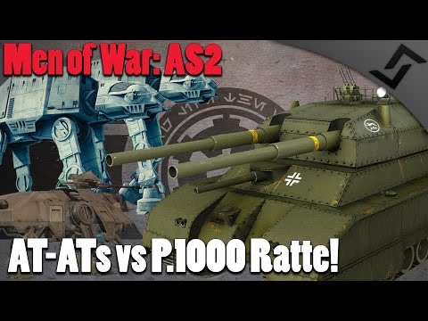 Men of War: Assault Squad 2 - P. 1000 Ratte vs AT-AT's & AT-TE's - Star Wars Galaxy at War