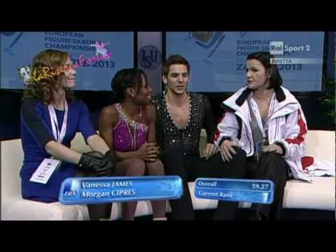 ISU ZAGREB 2013 -10/16- PAIRS SP - Vanessa JAMES  Morgan CIPRES - 23.01.2013