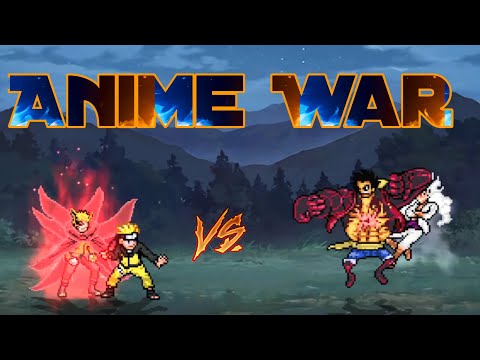 Naruto Shippuden & Naruto Baryon Mode V3.2 VS Luffy Snakeman V4 & Luffy G5 V2 in Jump Force Mugen