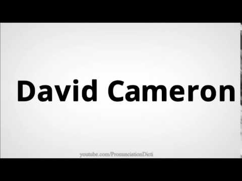 How to pronounce David Cameron