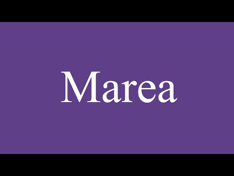 How To Pronounce ''Marea'' (Tidal Wave) Correctly in Spanish