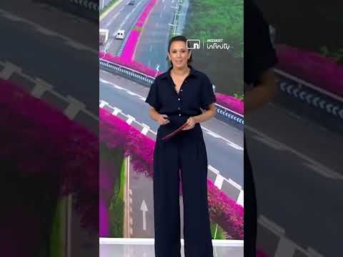 China cubre 73 puentes de buganvillas para combatir el exceso de calor en las carreteras