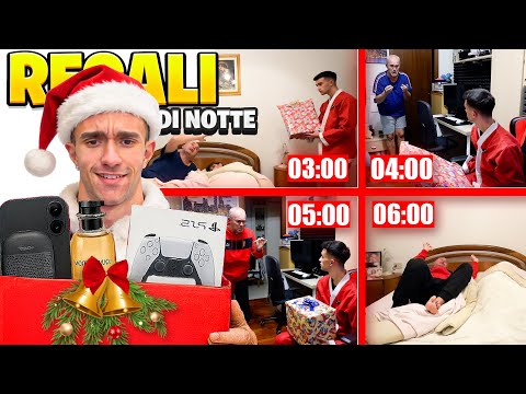 SVEGLIO MIO PAPÀ OGNI ORA DELLA NOTTE di NATALE CON i REGALI! *IMPAZZISCE*