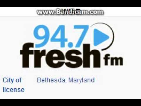 WIAD 94.7 Fresh FM Bethesda, MD TOTH ID at 8:00 p.m. 7/15/2014