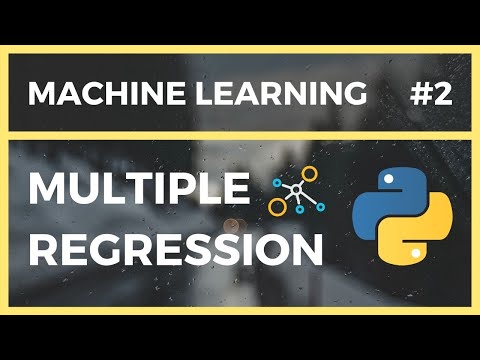 Multiple Regression Machine Learning In Python Tutorial Lesson 2