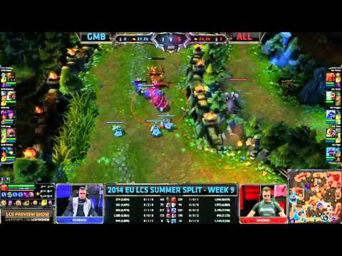 GMB vs ALL   LCS EU W9D1   Gambit vs The Alliance VOD