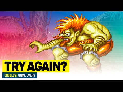 The 20 Cruelest Arcade Game Over Screens