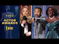 Actor Awards 2026 Must See Moments Surprise Win Catherine O Hara Tribute More E News