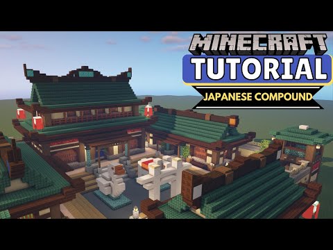 BlueBits - Minecraft Tutorial - How to Build a Japanese Compound