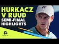 Hubert Hurkacz vs Casper Ruud | Montreal Semi-Final Highlights