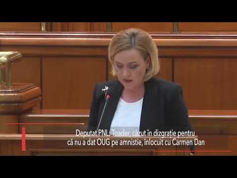 Stiri Mediafax 31 Octombrie - Scenariu: Toader, înlocuit cu Carmen Dan