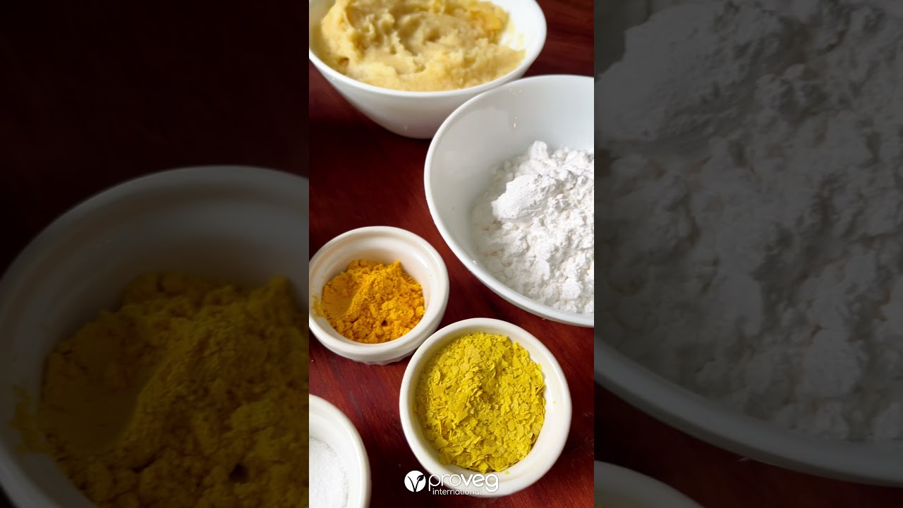 How to make Brazilian cheese bread 🧀🍞 #proveg  #veganrecipes