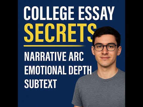PCG college essay masterclass: narrative arc, emotional depth and subtext that impress admissions officers