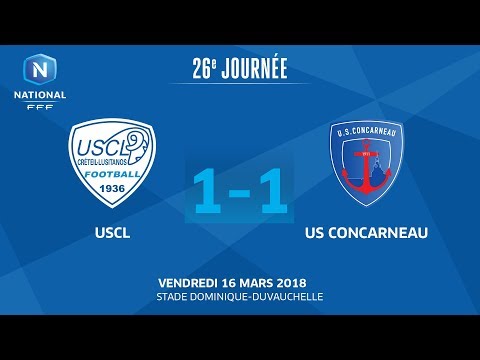 J26 : USCL - US Concarneau (1-1), le replay I National FFF 2018