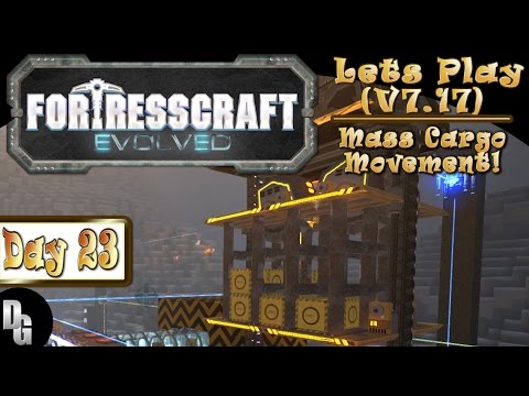 FortressCraft Evolved! ►Let's Play Episode 23 ► Learning to Mine cart and Lift Cargo!