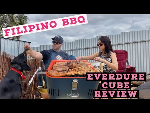 EVERDURE CUBE PORTABLE CHARCOAL BBQ | FILIPINO BBQ | BEN AND TRIXY